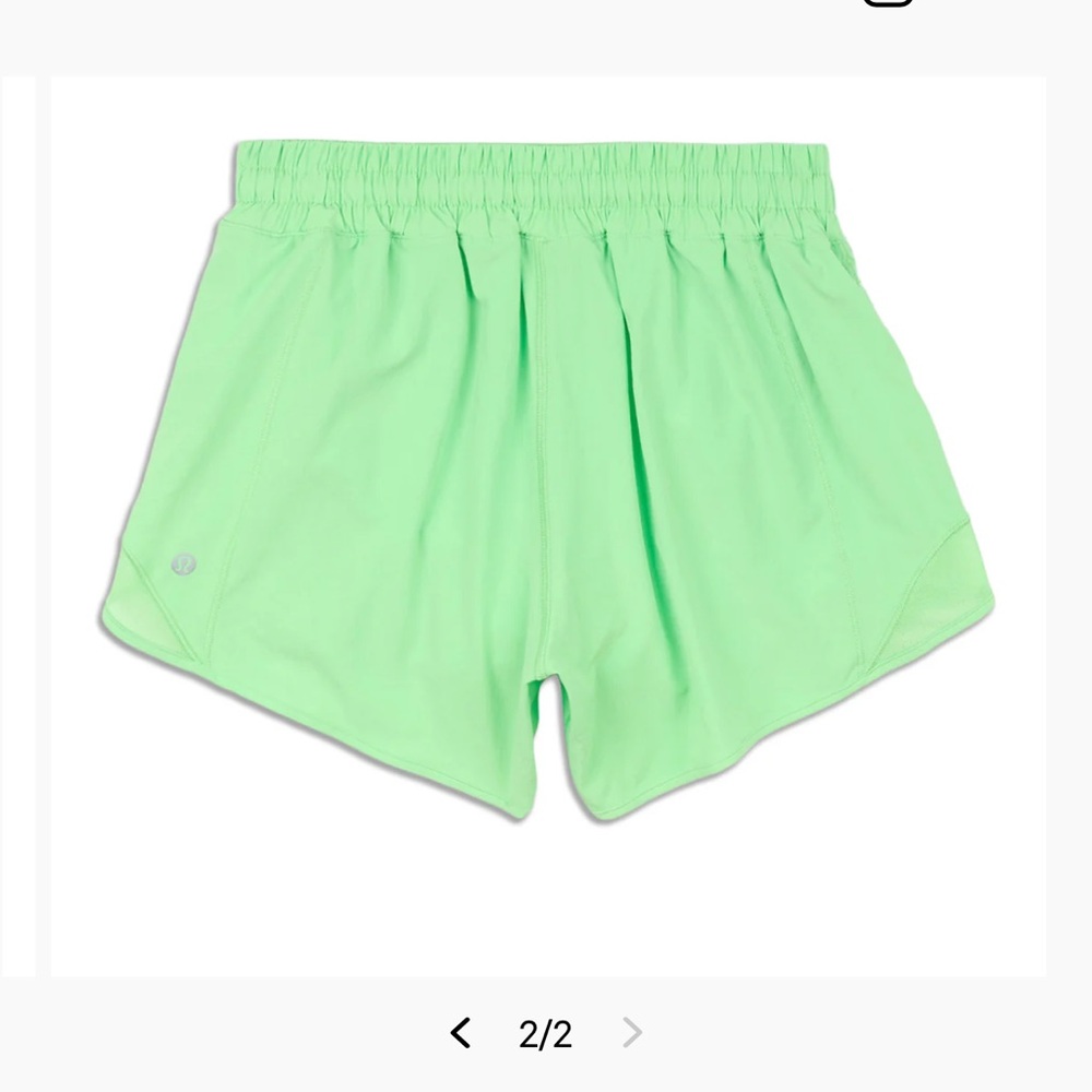 Hotty hot low rise Lululemon short 4”